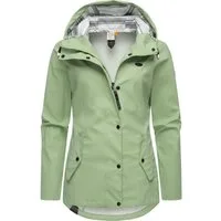 Ragwear Regenjacke YM-Marge stylische Übergangsjacke mit großer Kapuze