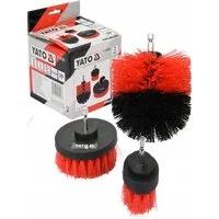 TRIZERATOP Reinigungsbürsten-Set Reinigungsbürsten für Bohrmaschine 3er SET 50, 80, 100, mm, Bohrmachienen, Akkuschrauber, (3-tlg)