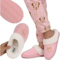 Disney DISNEY Minnie Mouse rutschfeste Damen-Hausschuhe Plüsch Hausschuhe