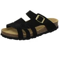AFS-Schuhe 212297 Kralle Pantolette für Damen mit Fußbett, bequeme Sandalen aus Leder