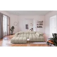COTTA Ecksofa Orion L-Form, B: 310 cm, Kopfteilverstellung & 5 Nierenkissen