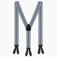 ZUKUNFTSENKEL Hosenträger Hosenträger Herren 3,5 cm Breite Y-Form mit Knopfverschluss (Deutsche Produktion, Komfortabel) Lederriemen Knopfverschluss, ohne Clips