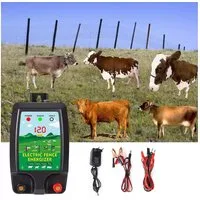 VIVIHEYDAY Weidenzaun 12V Weidezaungerät Elektrozaungerät für Einzäunungen, (Paddock Weidezaun Gehege 1,5 Joule)