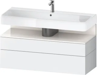 Duravit Qatego Waschtischunterbau wandhängend Weiß Matt 1190x470x590 mm - QA4396022180000 QA4396022180000