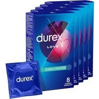 durex Kondome Love Spar-Pack, 40 St., mit schmaler Passform, für ein sicheres Gefühl durch festeren Sitz