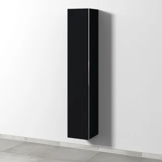 Sanipa 3way Hochschrank mit 1 Tür, Schwarz-Matt BS10608