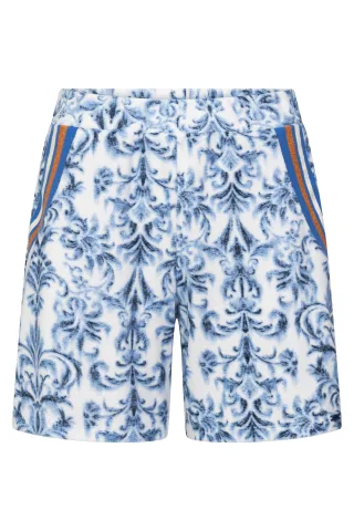 Rösch - Pants 1265537 blue ornamental - Gr. - 38