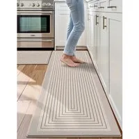 FANNOU Küchenläufer Teppich Läufer Küche, Rutschfest, Schmutzabweisend, Absorbierend, Küchenteppich für Küchen, Flur