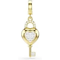 Swarovski Kettenanhänger Swarovski Damen-Charm Metall 1 Swarovski-Kristall