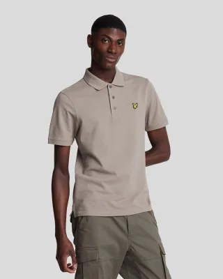 Schlichtes Poloshirt für Herren in Grün