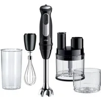 Braun Stabmixer MultiQuick 5 Pro MQ 55755 M - 1000W, 25 Einstellungen, Küchenmaschine, 1000 W, Spritzschutz, 500 ml Mini Küchenmaschine + Zubehör, Extra Mahlklinge