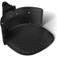 Philips Pizzablech HD9963/00, Pizza & Grill Airfryer Zubehör für HD9876, 9880, Aluminium, kompatibel mit Philips Airfryer Combi 7000 Series, spülmaschinenfest
