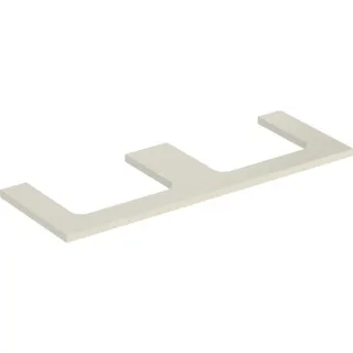Geberit ONE Waschtisch-Platte, Ausschnitt links und rechts, für Aufsatzwaschtisch 505286004