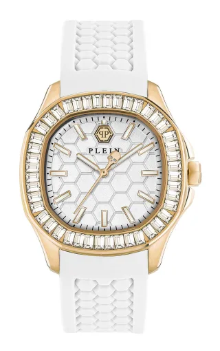 Philipp Plein The $pectre Weiß Damen Armbanduhr PWTAA0924