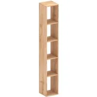Home affaire Standregal Infinity Höhe 186 cm, Breite 28 cm, Bücherregal, Deko Regal, Büroregal, 5 Regalfächer, verschiedene Farben