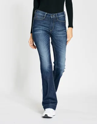 GANG Damen Jeans 94MAXIMA FLARED - flared fit Jeans blue dark wash