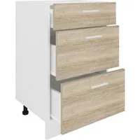 VCM Unterschrank Esilo U 3S 82x50x46cm (1-St) Küchenschrank, Küchenmöbel