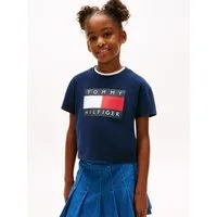Tommy Hilfiger T-Shirt Kinder bis 16 Jahre, mit Rundhalsausschnitt