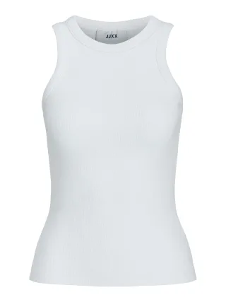 JJXX - JXFOREST STR SL RIB TOP JRS NOOS bright white - Gr. - XS