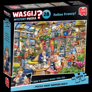 Jumbo Puzzle - Wasgij Mystery 28: Katzen Chaos [1.000 Teile]
