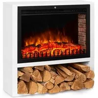 Klarstein Elektrokamin Mauna Loa, elektrischer Kamin mit Heizfunktion elektrischer Kaminofen mit Heizung