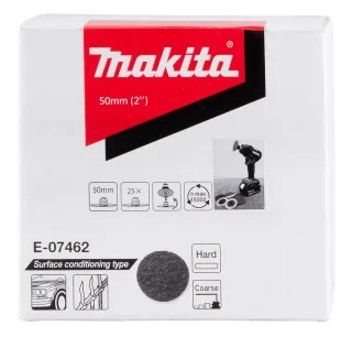 Makita Vliesscheibe, 50 mm - hart grob  - E-07462
