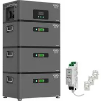 XORO SOLAR ATLAS-D – 2,4 kWh / E – 4,8 kWh / F – 7,2 kWh inkl. Shelly Pro 3EM Stromspeicher (230 V), AC-gekoppelter Solarspeicher für Balkonkraftwerk und Dachanlagen