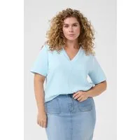 KAFFE Curve T-Shirt T-shirt KCannita Große Größen
