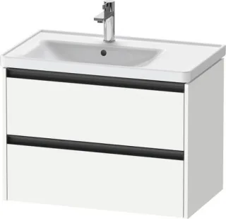 Duravit Ketho.2 Waschtischunterbau wandhängend Weiß Matt 784x455x549 mm - K25285018180000 K25285018180000