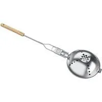 Lagerfeuer Popcornmaker edelstahl/holz, 100g