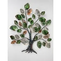 formano Wandbild Blätter, Baum, Höhe: 70cm, Farbe: Grün, Motiv: Baum