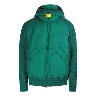 Dicke, billardgrune Daunenjacke von Parajumpers