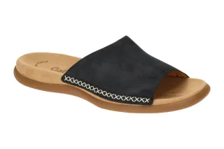 Gabor 03.705 - BEST FITTING Damen Pantoletten, Nubuck nightblue