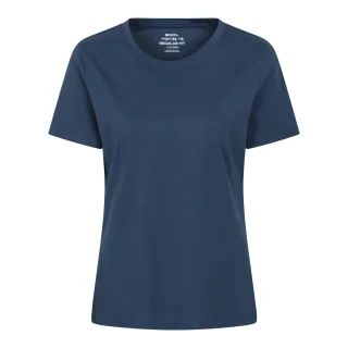 Mountain Warehouse - "Three Peaks" T-Shirt für Damen, Rückseitiger Aufdruck (Marine)