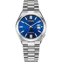 Citizen Automatikuhr TSUYOSA 60h NJ0150-81L, Armbanduhr, Damenuhr, Herrenuhr, Edelstahlarmband, Saphirglas, Datum