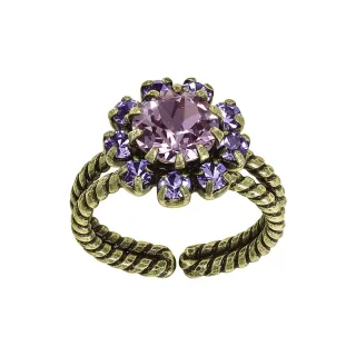 konplott - Ring - Artdecode lila/pink