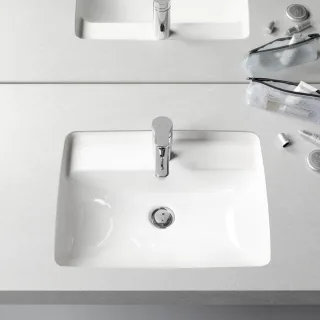 LAUFEN Einbauwaschtisch von unten LAUFEN Pro S 525x400, weiß,geschliffen, 81196.6, 8119660001091 H8119660001091