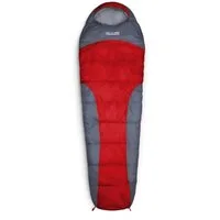 Lumaland Mumienschlafsack Where Tomorrow Camping Schlafsack mit Tasche, wasserabweisend Wärmekragen atmungsaktiv 230x80x55