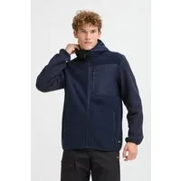 North Bend Fleecejacke NBMatej M Sportliche Fleecejacke mit Kapuze