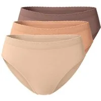 Yenita® Slip Microfaser Bikinislip (3-St) in angenehmer Microfaserqualität