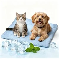 Ledander Hundematte Kühlmatte für Hunde Hundematte Bett Kühldecke Kühlkissen für Katzen, Waschbar Haustiere für Zuhause Unterwegs oder im Auto