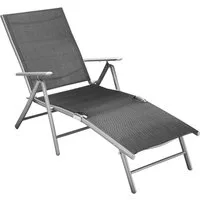 MERXX Gartenliege, Alu/Textil, klappbar