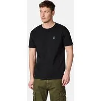 Ragwear T-Shirt Samms C Gots YOUMODO Kurzärmliges Shirt mit Flaschen-Stickerei