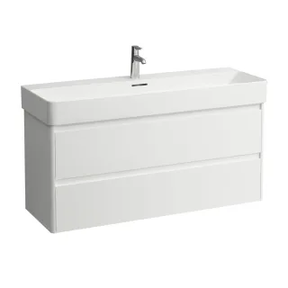 LAUFEN Waschtischunterschrank BASE 2.0 400x1168x515 2 Schubl m. Griffmulde f.WT H810289 spezialcolor H4114221089901