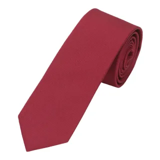 seidenfalter - Krawatte Uni 6,0-6,5cm bordo - Gr. - OS