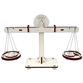 Number Balance Scale Model STEM Technology Scientific Toys Experiment Tool Kit Teaching Aids for Kids Educational Learni