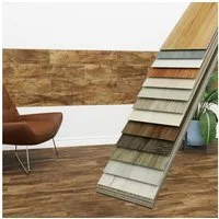 Hexim Vinylboden, Vinyldielen 0,97m² selbstklebend PVC Wandverkleidung Bodenbelag Holzoptik 91x15cm Paneele für Wand & Boden Holzdielen braun (7 Dielen Rustic Walnut - 5401-4)