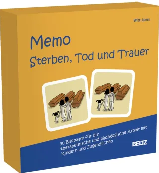 Memo Sterben Tod und Trauer: 30 Bildpaare für die therapeutische und pädagogische Arbeit mit Kindern und Jugendlichen. Mit 20-seitigem Booklet in ... 65 x 65 cm. (Beltz Therapiespiele)