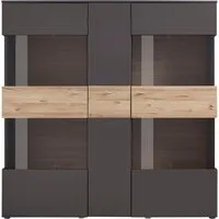 FORTE Vitrine Como Breite 152 cm, inkl. Beleuchtung
