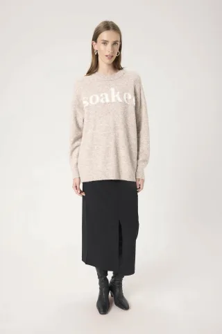 Strickpullover SLSorea Strickpullover Oversize fit sand